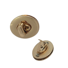 Gold Plating Round Metal Twist Decorative Handbag Lock (JH0002)